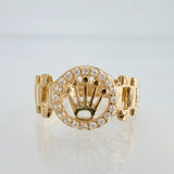 Anillo Correa Corona 2.35gr / T6 / Oro Amarillo 18K %
