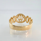 Anillo Correa Corona 2.35gr / T6 / Oro Amarillo 18K %
