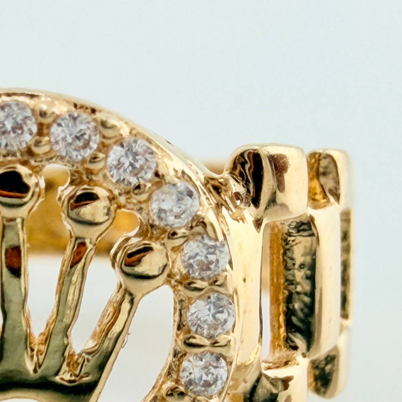 Anillo Correa Corona 2.35gr / T6 / Oro Amarillo 18K %