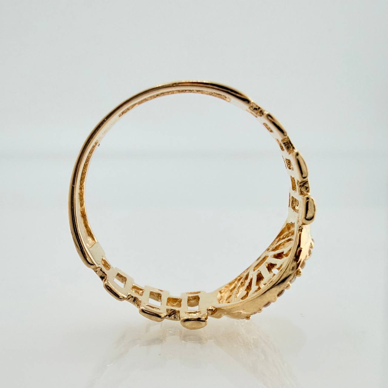 Anillo Correa Corona 2.35gr / T6 / Oro Amarillo 18K %