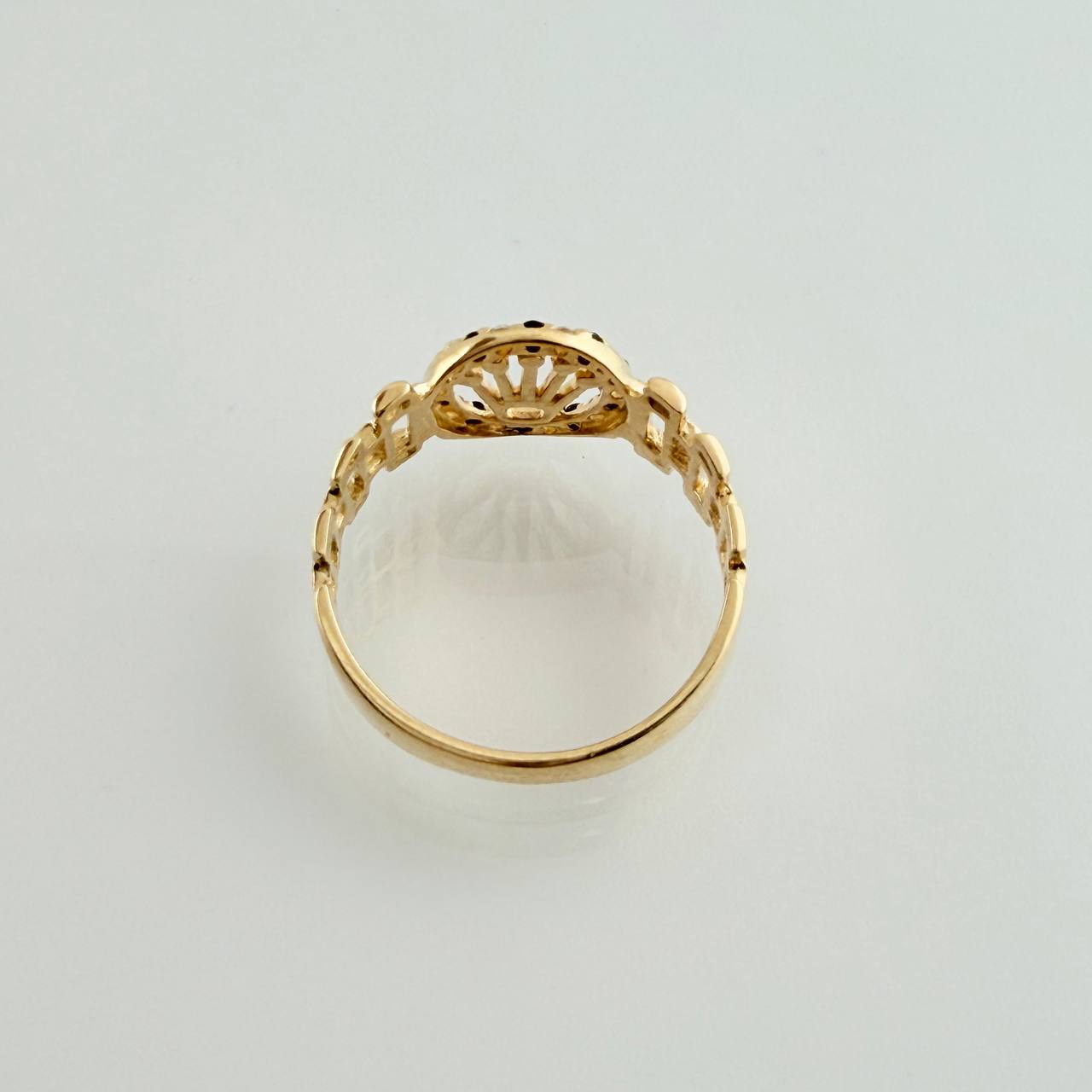Anillo Correa Corona 2.4gr / T6 1/4 / Oro Amarillo 18K %