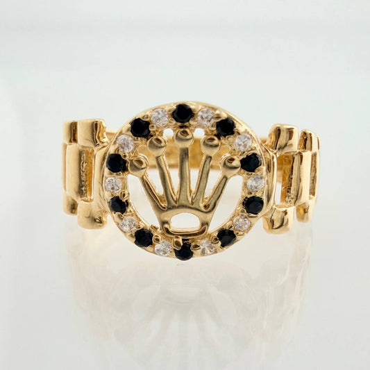 Anillo Correa Corona 2.4gr / T6 1/4 / Oro Amarillo 18K %