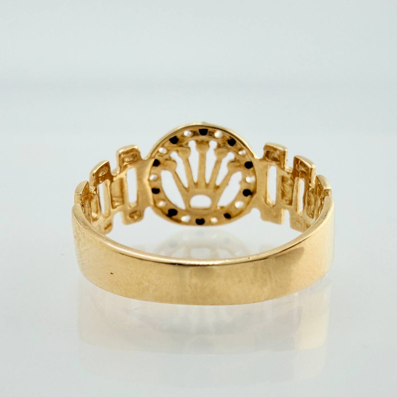 Anillo Correa Corona 2.4gr / T6 1/4 / Oro Amarillo 18K %