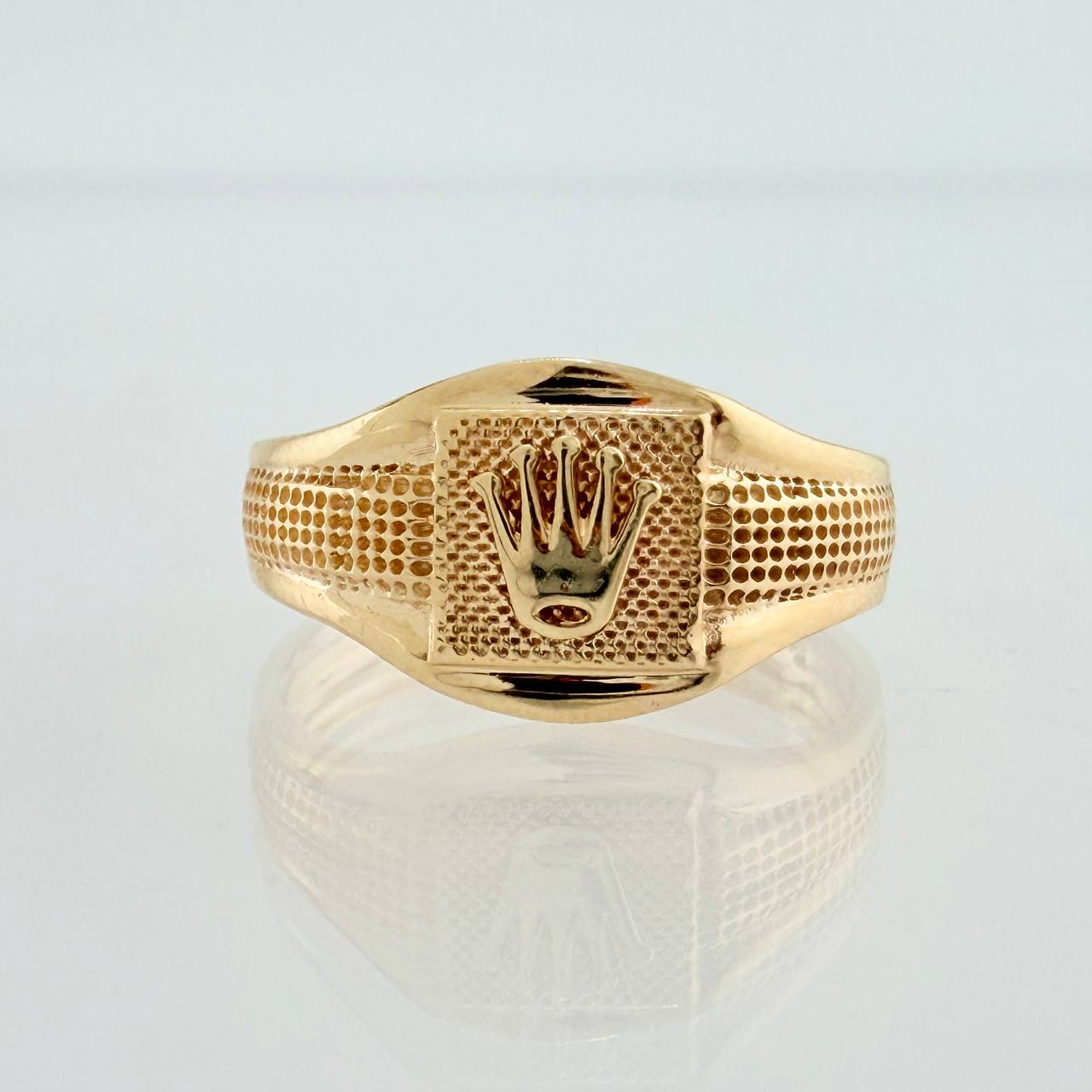 Anillo Corona 1.85gr / T5 1/4 / Oro Amarillo 18K %