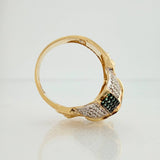 Anillo Rostro Gladeador 11.65gr / T10 1/2 / Tres Oros 18K %