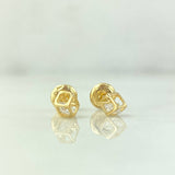 Topos Cubo 0.75gr / Circones Blancos Oro Amarillo