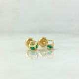 Topos Cubo 0.7gr / Circones Verdes Oro Amarillo ©