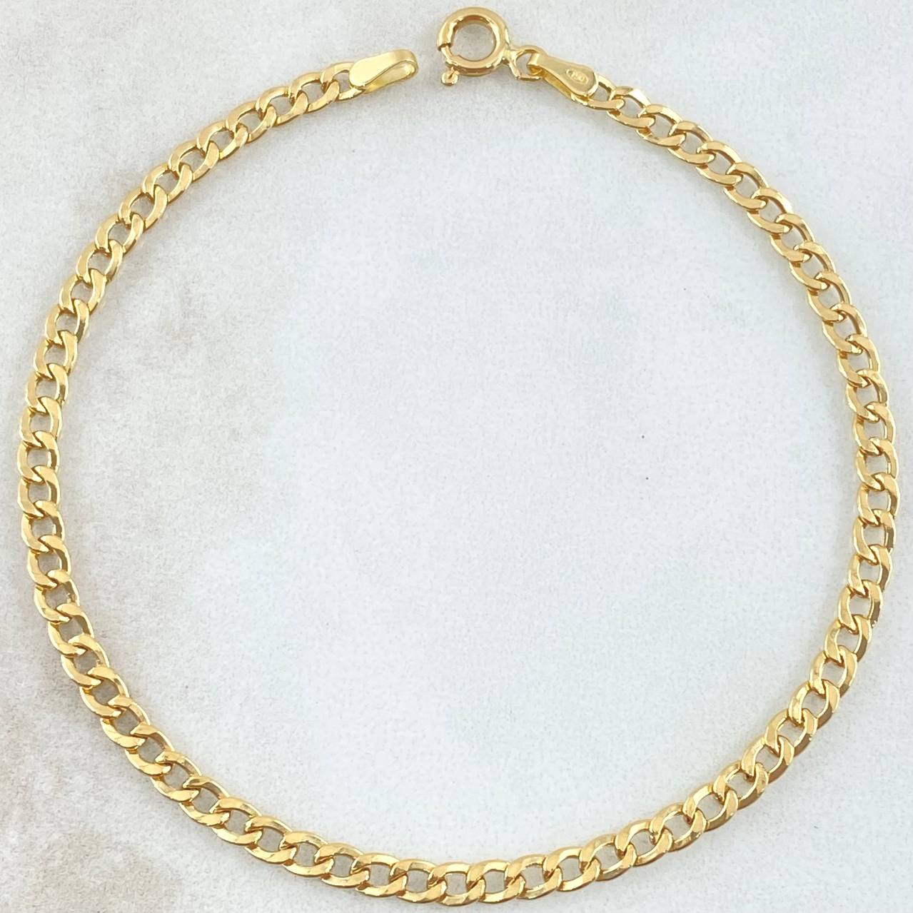 Pulso Cubano 1.8gr / 20cm / +1 Oro 18K ©
