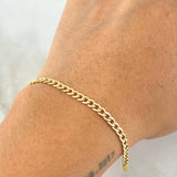 Pulso Cubano 2.3gr / 20cm / +1 Oro 18K ©