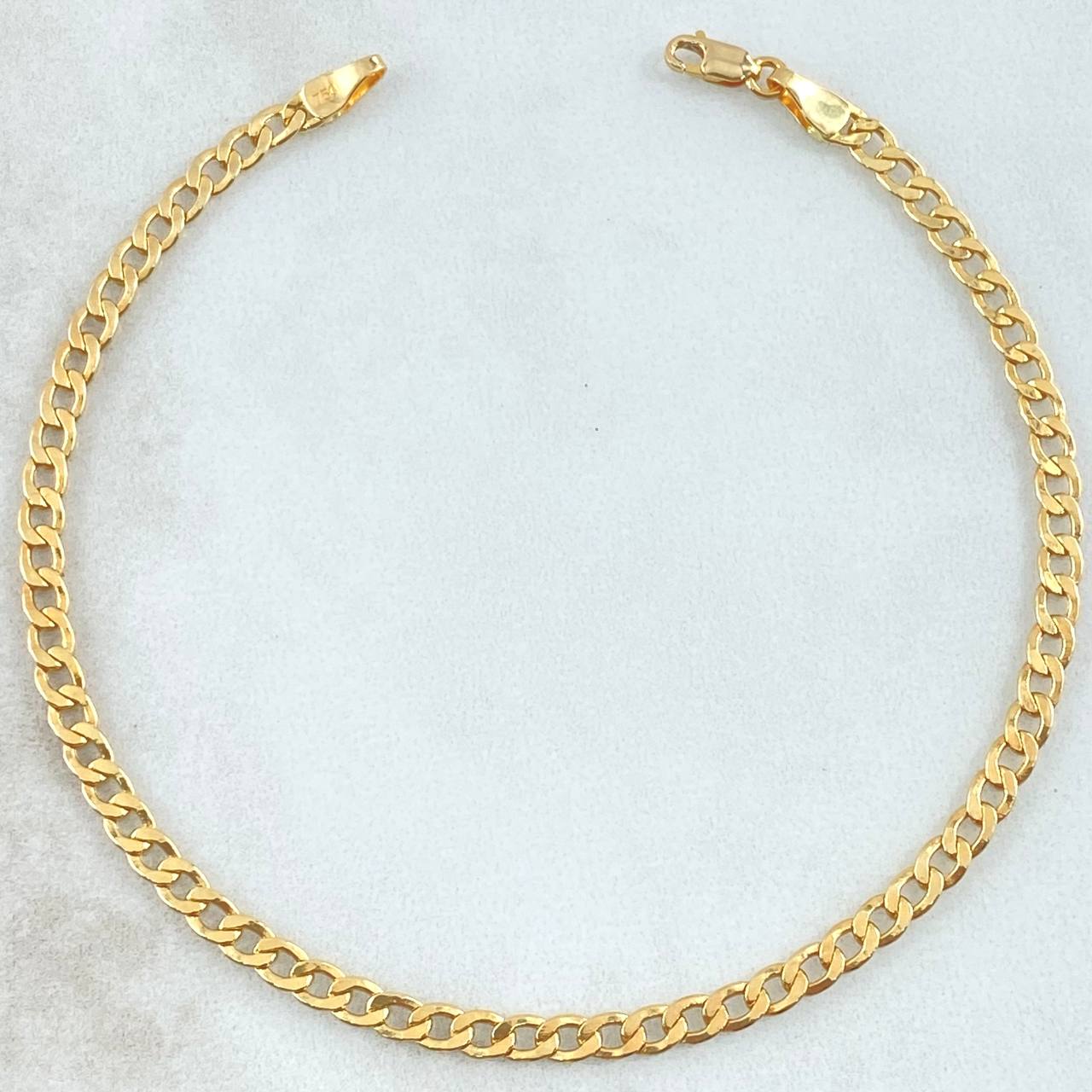 Pulso Cubano 2.3gr / 17.5cm / +1 Oro 18K ©