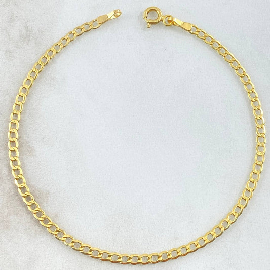 Pulso Cubano 1.35gr / 19cm / +1 Oro 18K ©