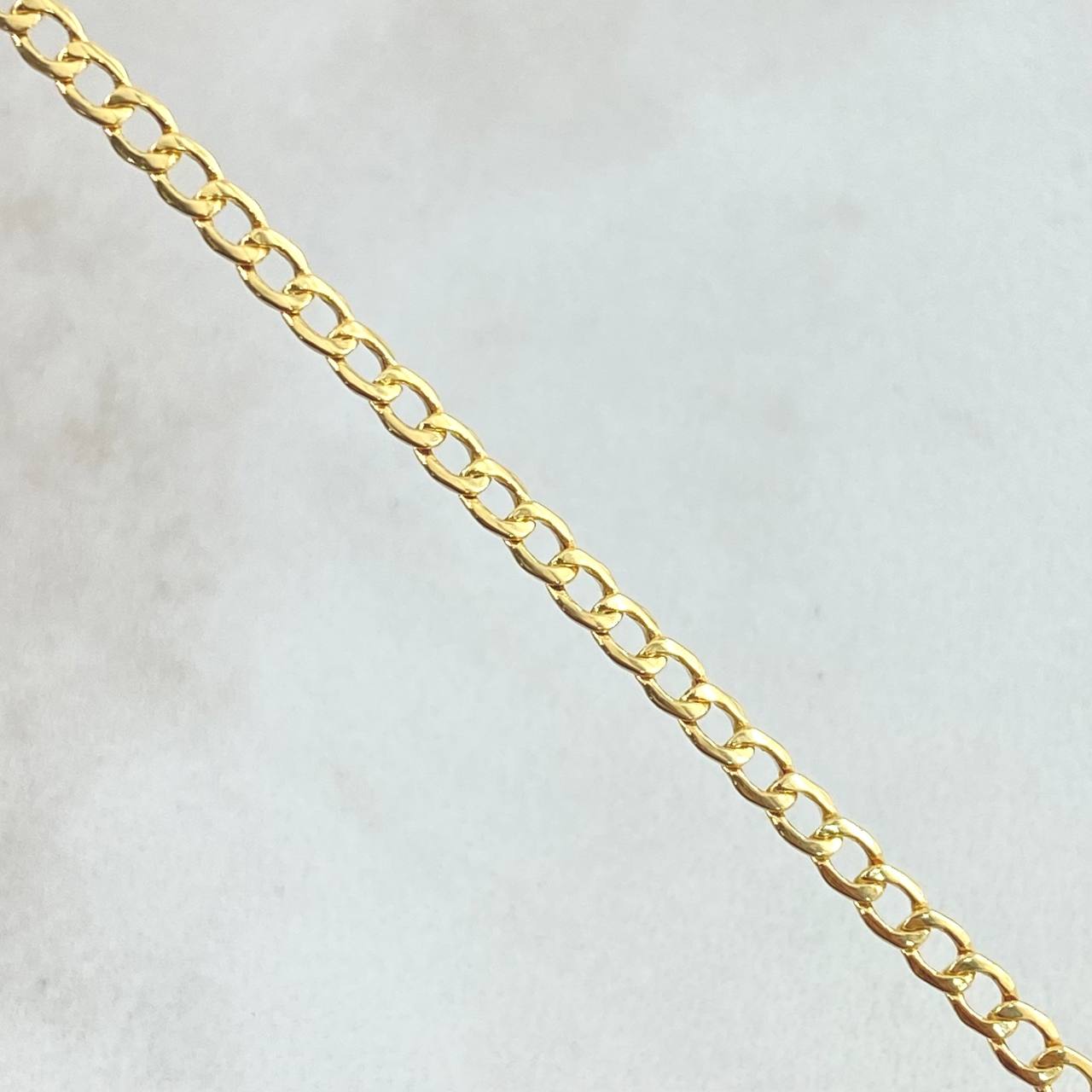 Pulso Cubano 1.3gr / 19cm / +1 Oro 18K ©