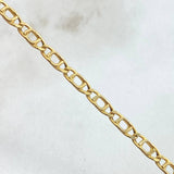 Tobillera Garibaldi 3.55gr / 25.5cm / +3 Oro 18K ©