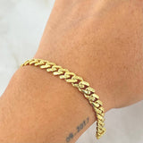 Pulso Cubano Infinito 8.5gr / 21cm / +4 Oro 18K ©