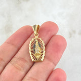Dije Virgen de Guadalupe Filigrana 3.05gr / 3cm / Oro 18K ©