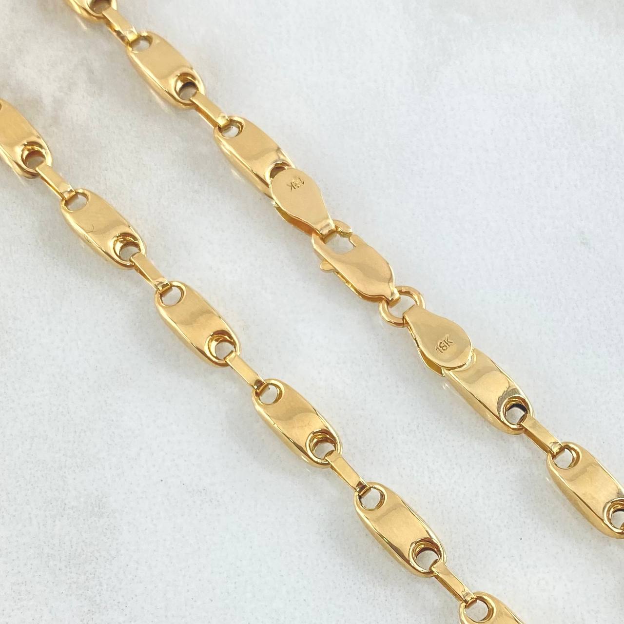 Cadena Rustica Lisa 12.75gr / 65cm / Oro 18K ©