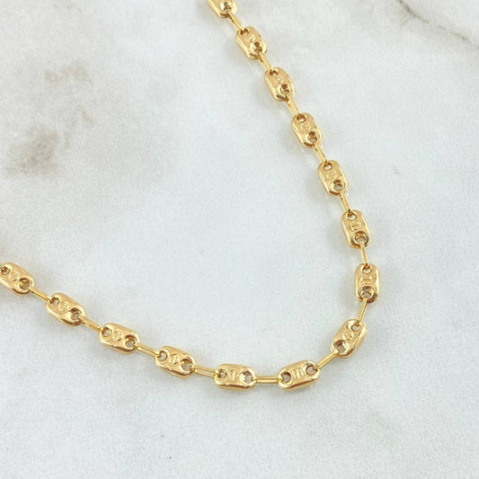 Cadena Rustica Tornillo 7.15gr / 50cm / Oro 18K ©