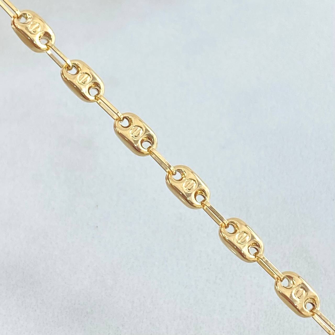 Cadena Rustica Tornillo 7.15gr / 50cm / Oro 18K ©