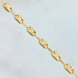 Cadena Rustica Tornillo 7.2gr / 50cm / Oro 18K ©