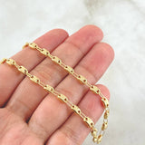 Cadena Rustica Tornillo 7.15gr / 50cm / Oro 18K ©