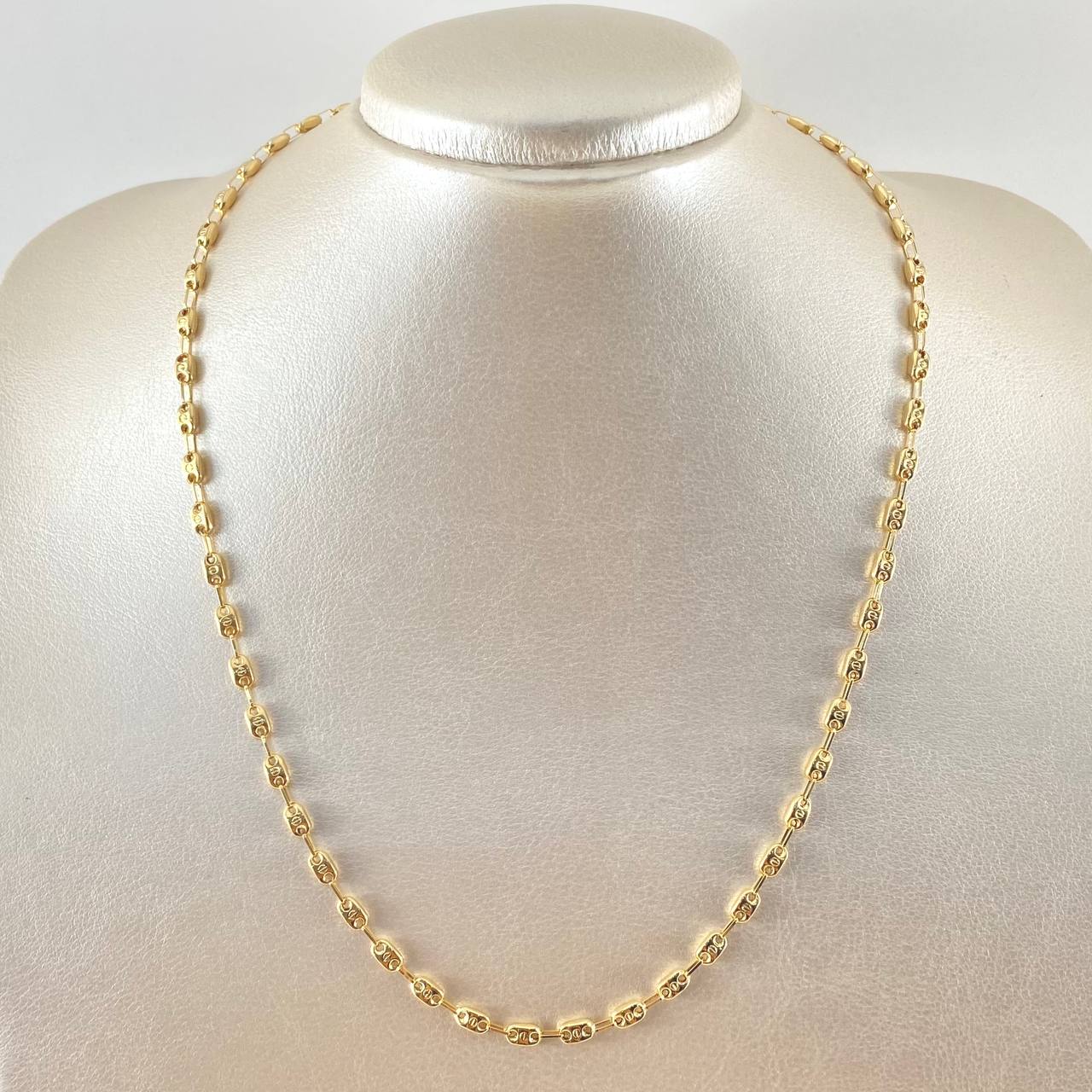 Cadena Rustica Tornillo 7.2gr / 50cm / Oro 18K ©