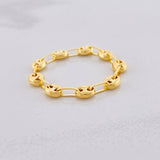 Anillo GC 0.9g / T10 3/4 Oro Amarillo 18K