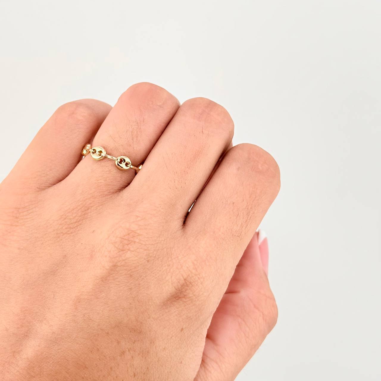 Anillo GC 0.8g / T8 Oro Amarillo 18K