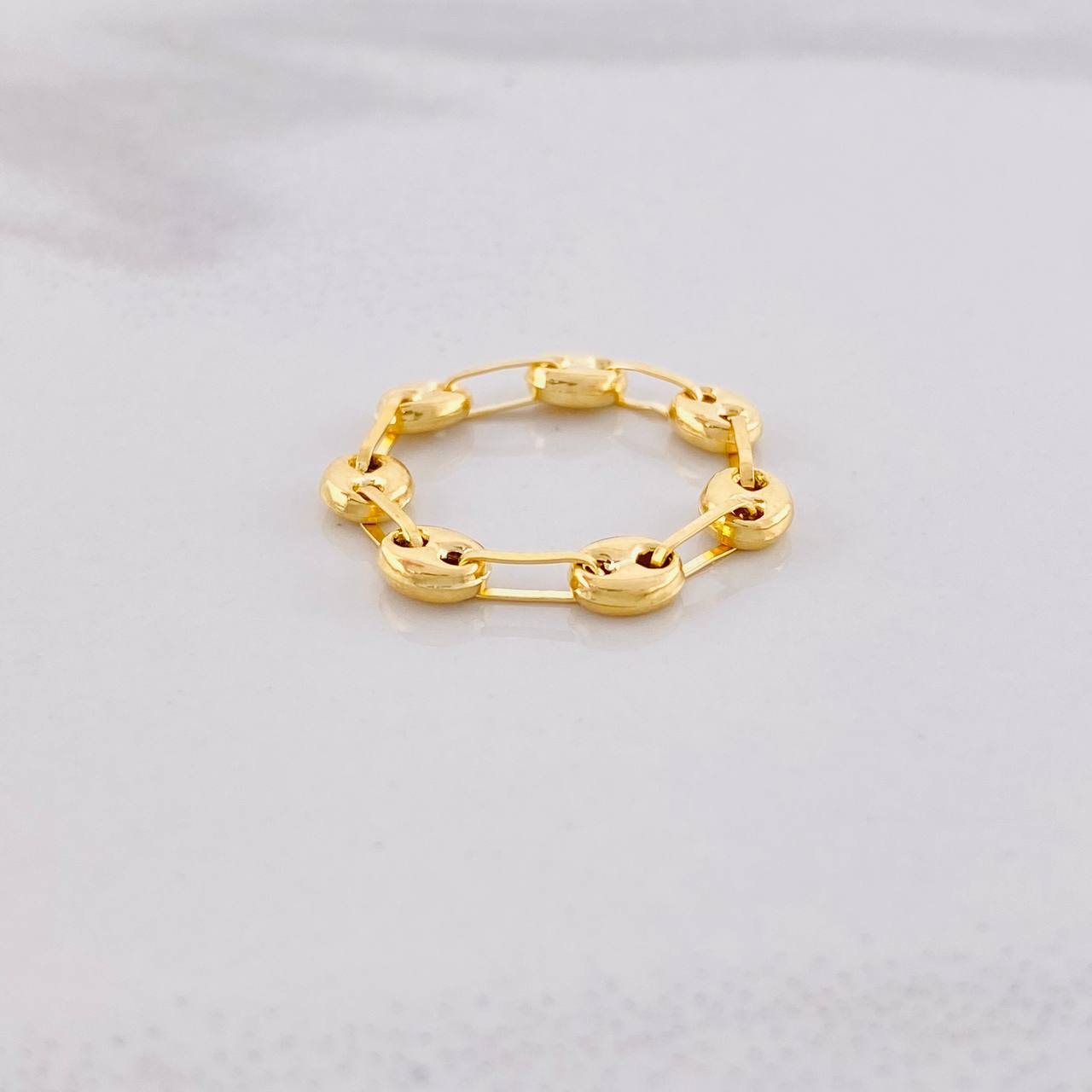 Anillo GC 0.7g / T4 3/4 Oro Amarillo 18K