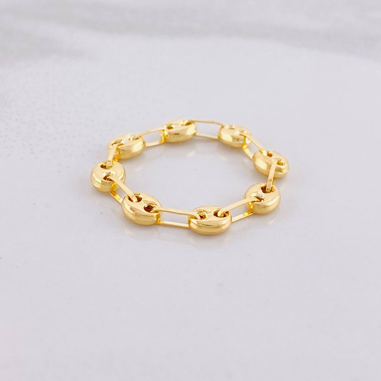 Anillo GC 0.8g / T7 3/4 Oro Amarillo 18K