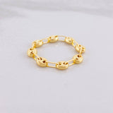 Anillo GC 0.8g / T8 Oro Amarillo 18K