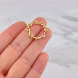 Anillo GC 0.8g / T7 3/4 Oro Amarillo 18K