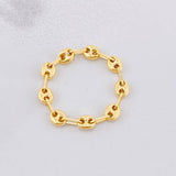 Anillo GC 0.95g / T12 Oro Amarillo 18K