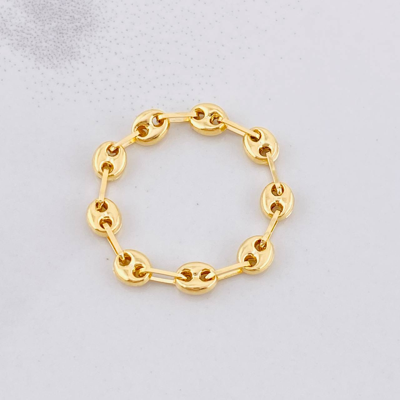 Anillo GC 0.95g / T11 1/4 Oro Amarillo 18K