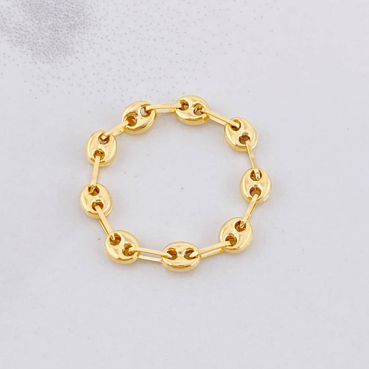 Anillo GC 0.9g / T10 3/4 Oro Amarillo 18K