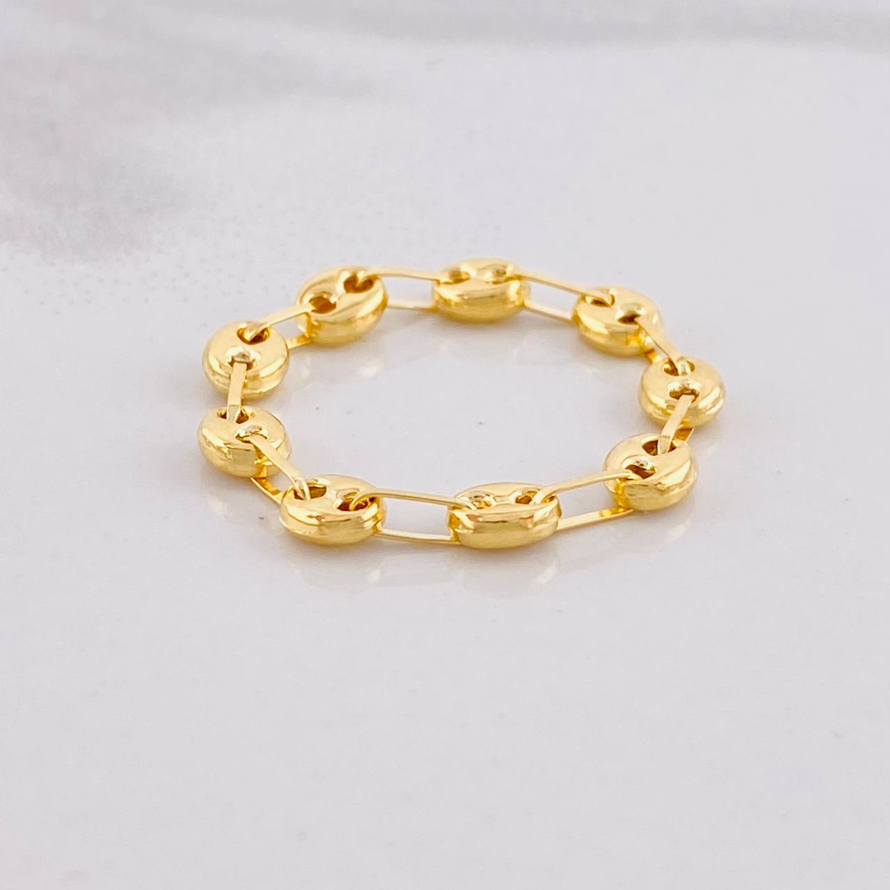 Anillo GC 0.9g / T11 1/4 Oro Amarillo 18K