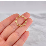 Anillo GC 0.95g / T11 1/4 Oro Amarillo 18K