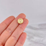 Herraje Corona Texturizado 0.25g / 0.8cm Oro Amarillo 18K