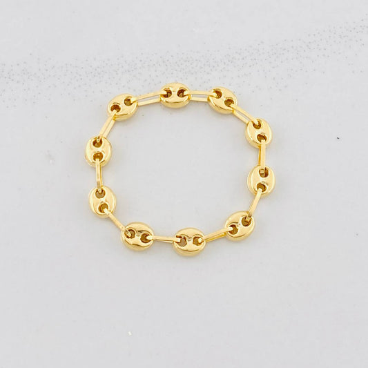 Anillo GC 1g / T13 1/4 Oro Amarillo 18K