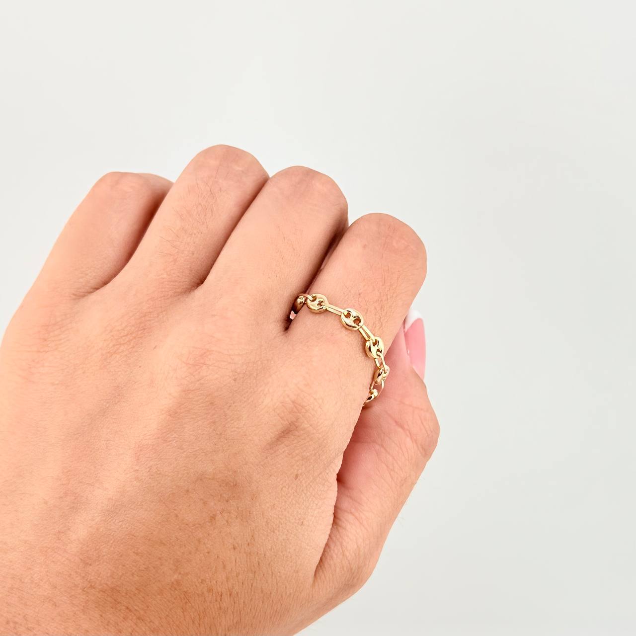Anillo GC 1g / T13 1/2 Oro Amarillo 18K