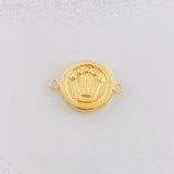 Herraje Corona 0.55g / 1.6cm Oro Amarillo 18K