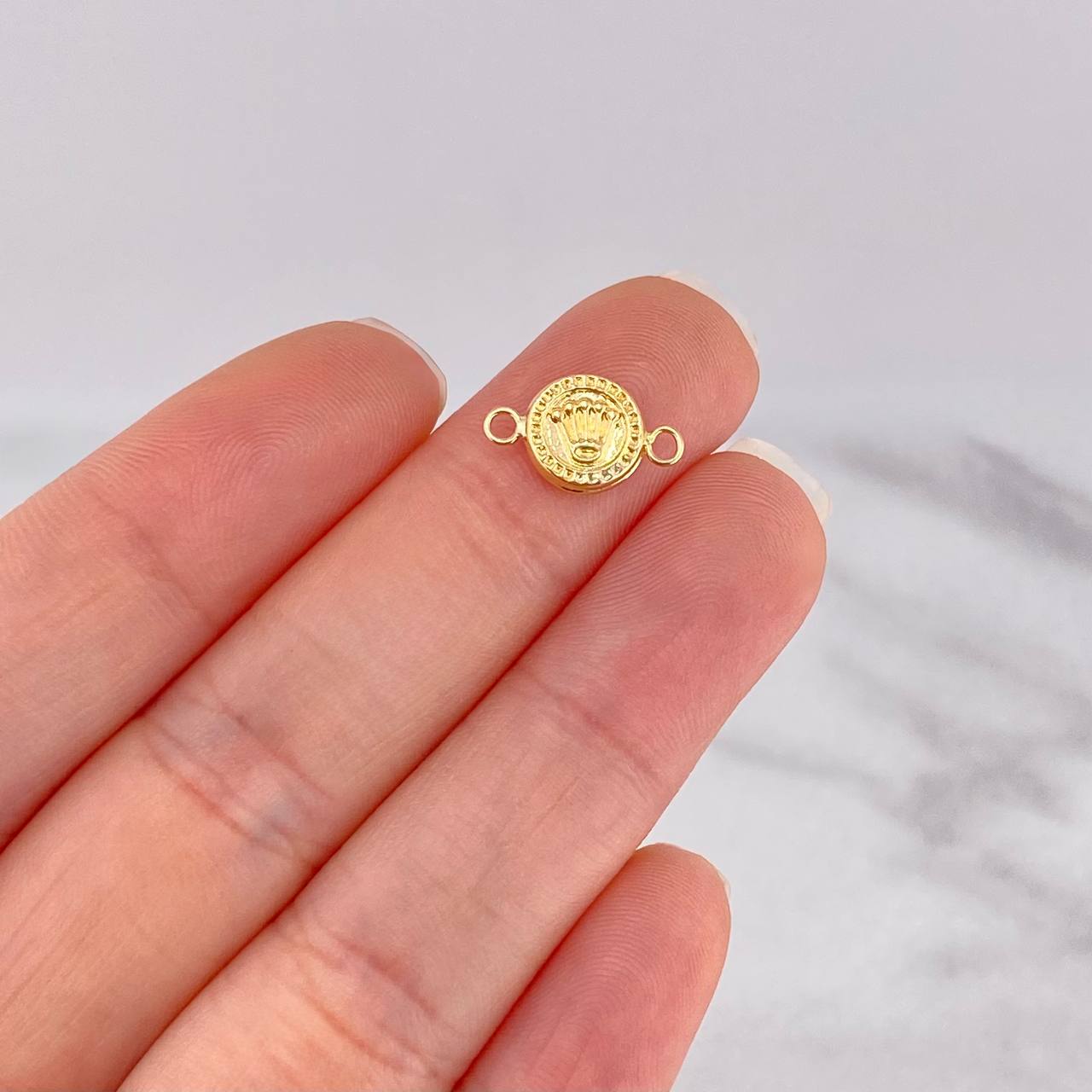 Herraje Corona 0.3g / 1.3cm Oro Amarillo 18K