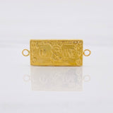 Herraje Dólar 0.85g / 2.4cm Oro Amarillo 18K