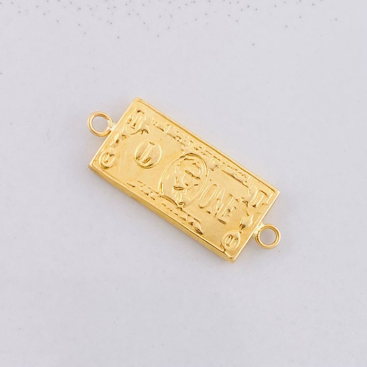 Herraje Dólar 0.85g / 2.3cm Oro Amarillo 18K