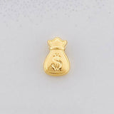 Herraje Bolsa de Dinero 0.25g / 0.5cm Oro Amarillo 18K