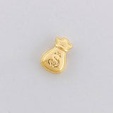 Herraje Bolsa de Dinero 0.25g / 0.5cm Oro Amarillo 18K
