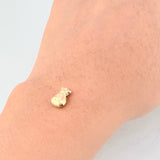 Herraje Bolsa de Dinero 0.25g / 0.5cm Oro Amarillo 18K