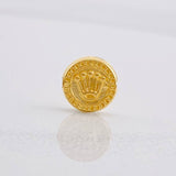 Herraje Corona 0.25g / 0.8cm Oro Amarillo 18K