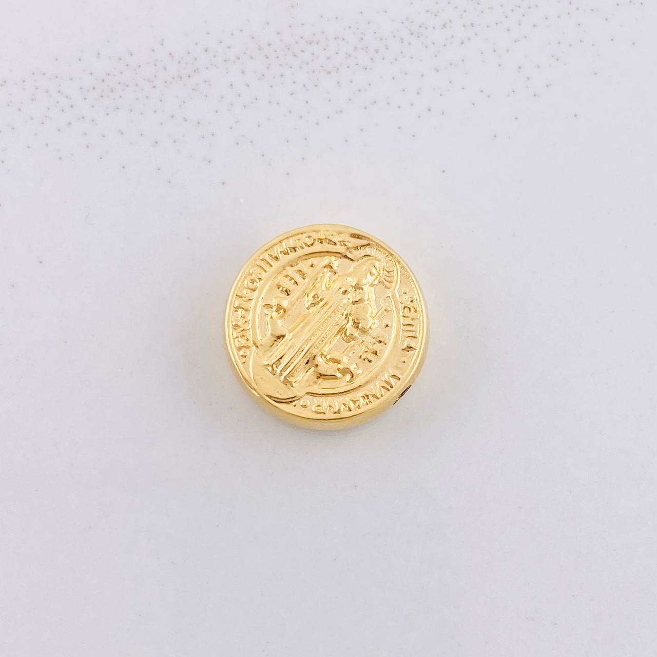 Herraje San Benito 0.75g / 1.3cm Oro Amarillo 18K