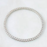 Pulso Tennis Articulado Diamantes 1.90 Qts 8.3gr / 18cm / Oro Blanco 18K ©