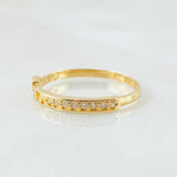 Anillo Paz 1.4gr / T6 1/2 / Oro Amarillo 18K ©